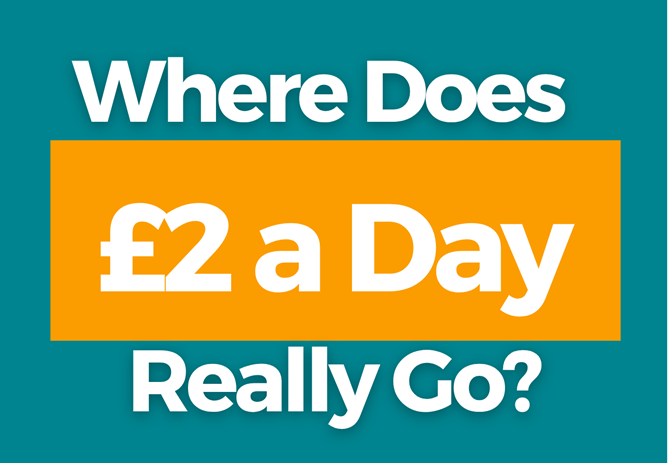 Where Does £2 a Day Really Go?