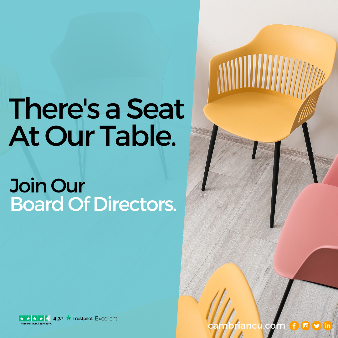 There's a Seat At Our Table: Join Our Board Of Directors