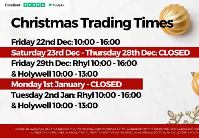 Christmas Trading times