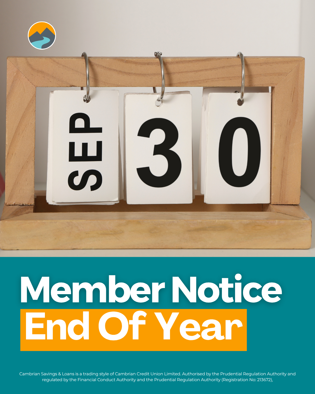 30th September - End of financial year